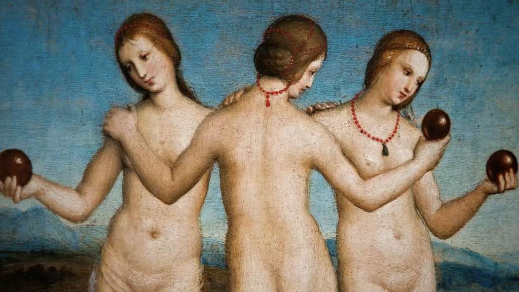 London Art Studies  Raphael The Three Graces