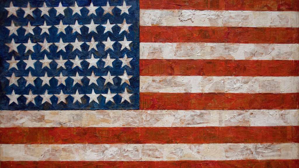 London Art Studies Jasper Johns Flag