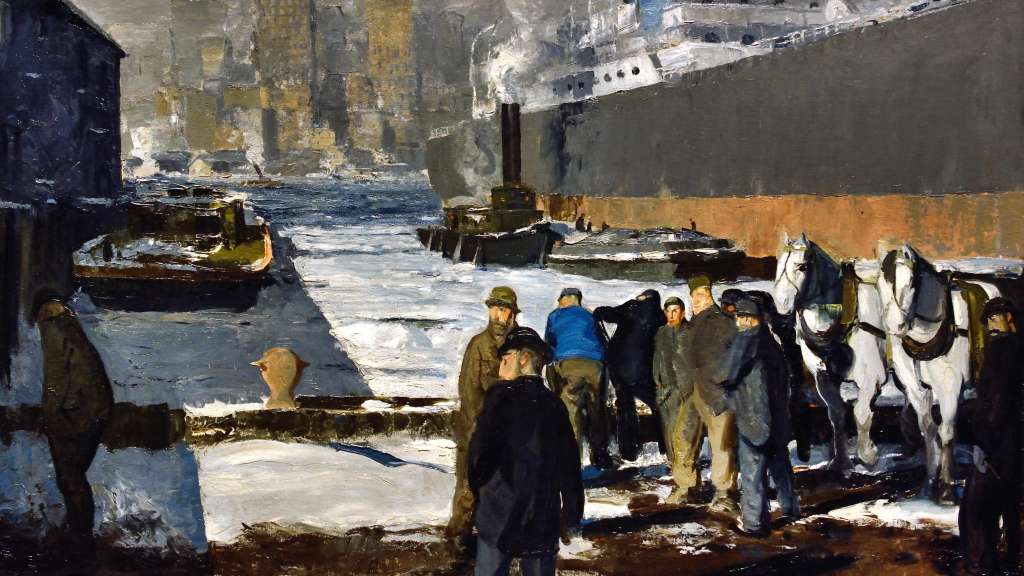 London Art Studies George Bellows Men of the Docks