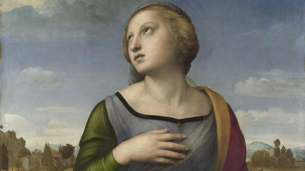 London Art Studies Raphael Saint Catherine of Alexandria