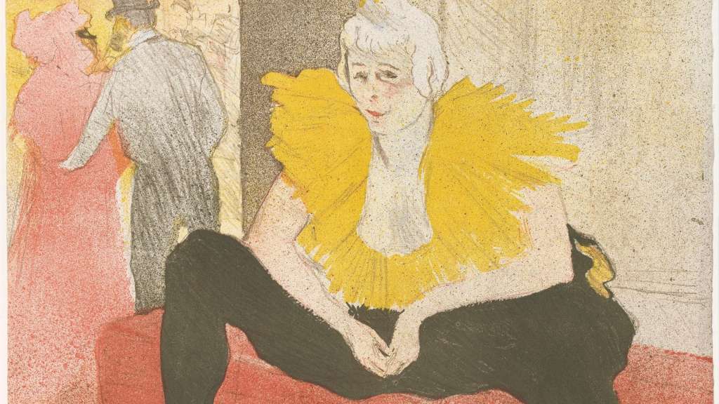 La Clowness by Henri de Toulouse-Lautrec