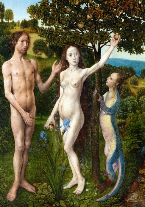 Hugo van der Goes' The Fall of Adam