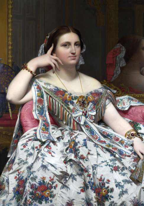 Madame Moitessier by Jean-Auguste-Dominique Ingres