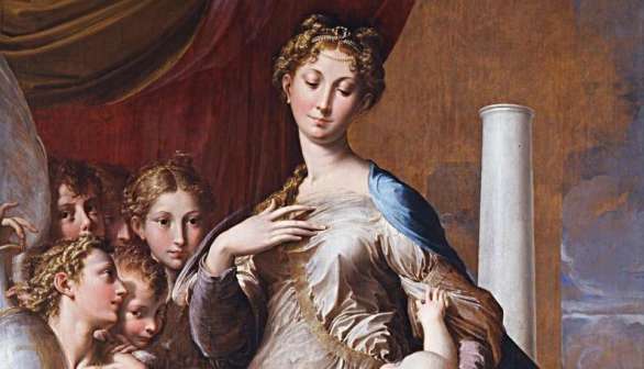 Madonna of the long neck